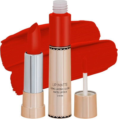 DARYUE Waterproof & Long Lasting 2 in 1 Orange Color Crayon Lipstick(Orange, 8 g)
