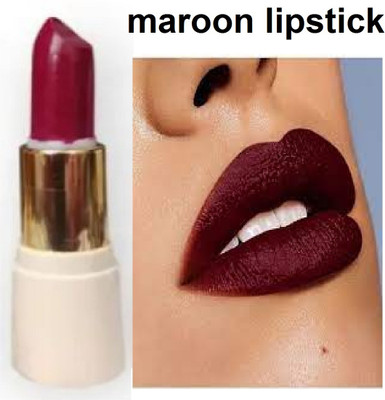 Luipui maroon matte look lipstick pack of 1(maroon, 6 g)