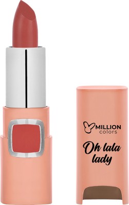 Million Colors Oh Lala Lady Creamy Brown Matte Bullet Lipstick Long Lasting & Waterproof�(Terra Cotta 16, 3.5 g)