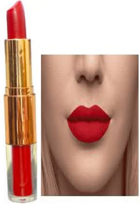 Luipui red 2 in 1 matte lipstick trending long lasting 6 (g)(red, 6 g)