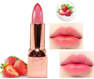 Jiwoo Magic Jelly Flower Lipstick Temperature Changing Lipstick Pack of 3(pink, 3.8 g)