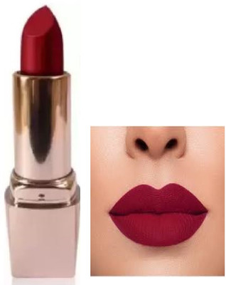 Luipui maroon matte finish lipstick awesome long lasting pack of 1(maroon, 6 g)