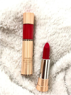 Arcanuy 2 IN 1 Long Wear Matte Lipstick(RED, 8 ml)