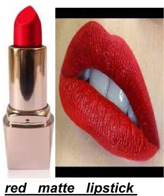 Luipui best awesome red matte lipstick waterproof(red, 6 g)