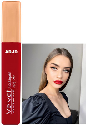 ADJD Non Transfer Liquid Lipstick Non-Drying Transfer-proof Coral red Velvet(Coral red, 5 ml)