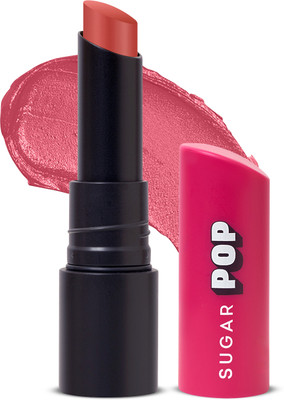 SUGAR POP Ultrastay Transferproof Lipstick 01 Pink Paradise - Waterproof | Smudgeproof(Deep rose color with a mix of red and pink undertones, 4 g)