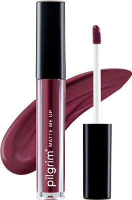 Pilgrim All Day Rich Colour Non-Drying And Transfer Proof Liquid Lipstick(Berry Tease 02, 3 ml)