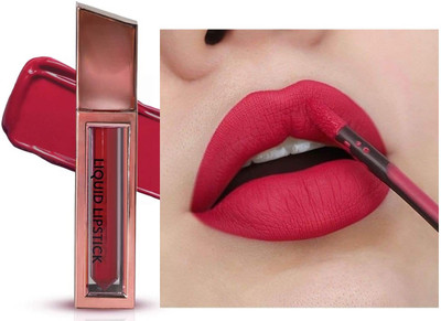GULGLOW99 Non Transfer Smudge Proof Longlasting Liquid Matte berry pink Lipstick(berry pink, 4.5 ml)