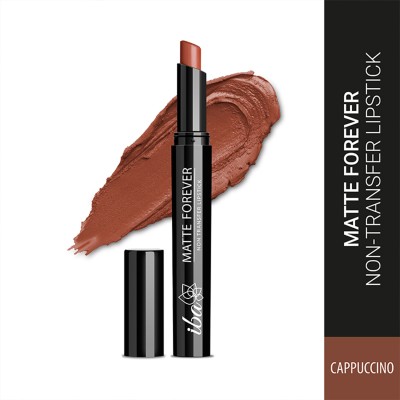 Iba Matte Forever Non-Transfer Lipstick | Matte Finish | Highly Pigmented(02 Cappuccino, 2 g)