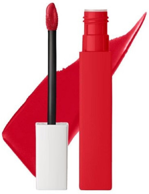 Jiwoo LIQUID LIPSTICK TRANFER PROOF SMUDGE PROOF LONGLASTING RED(red, 3.8 g)