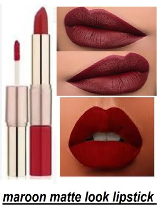 Luipui awesome best maroon matte lipstick waterproof awesome(maroon, 6 g)
