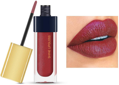 Latixmat Super stay Waterproof Shiny Glossy famous Lipgloss(6 ml, BROWN)