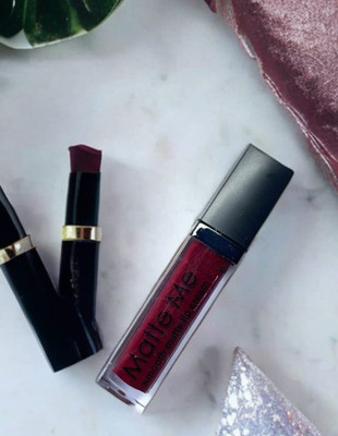 Elecsera Ultra Smooth True Matte Me Liquid(Maroon, 6 ml)