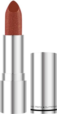 YAWI Best Shimmery Sparkly 3D Magical Metallic Glitter Lipstick(BROWN, 3.8 g)