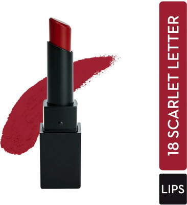 SUGAR Cosmetics Nothing Else Matter Longwear Lipstick(18 Scarlet Letter (Pure Red), 3.2 g)