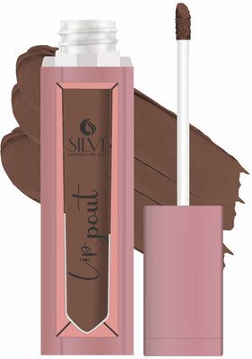 SILVI LipPout Liquid Lipsticks All Range For Women(SilkyRed, 6 ml)