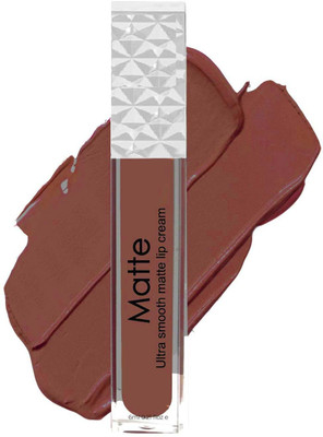 YAWI Liquid lipstick matte waterproof & Longlasting Formula(Brown, 6 ml)