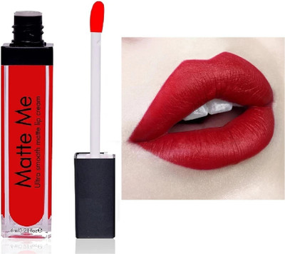 DARVING Matte Me Ultra Smooth Lipstick Cherry Red(RED, 6 ml)