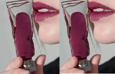 GABBU Combo berry Ice Cube Matte Lipstick Velvet Transparent Lip Glaze Pigment(berry, 8 g)