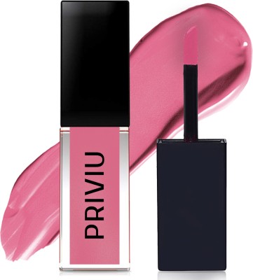 PRIVIU All Day Matte Liquid Lipstick | Intense Pigmentation | Smudge and Water Proof | Non-Transferable(252 Himalyan Pink, 4.5 ml)