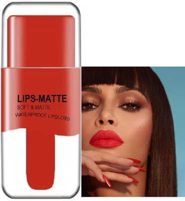 ADJD Matte Liquid Lipstick Smudgeproof(BRIGHT RED, 3.5 ml)