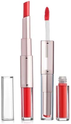 Luster Shine 2 IN 1 LIQUID CRAYON LONG LASTING EFFECT AND WATERPROOF LIPSTICK(RED, 7 ml)