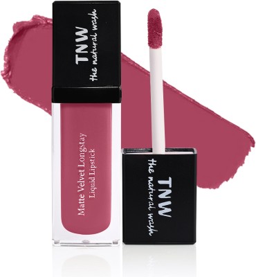 TNW-The Natural Wash Matte Deep Berry Smudge Proof Liquid Lipstick(Berry Much, 5 ml)
