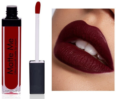 Libline Waterproof Long Lasting Liquid Lipstick(MAROON, 6 ml)