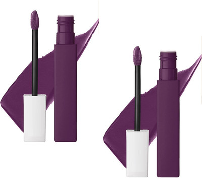 AFARAXIA Non non Transfer Smudge Proof Longlasting Liquid Matte Lipstick2(Berry purple, 7.6 ml)