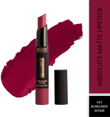 Inshine Absolute Matte No Transfer Waterproof Lipstick(BURGUNDY-AFFAIR, 3.5 g)