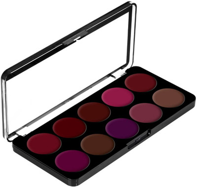 DARYUE 10 Color HD Pigmented and Matte Lipstick Palette(multi color, 10 g)