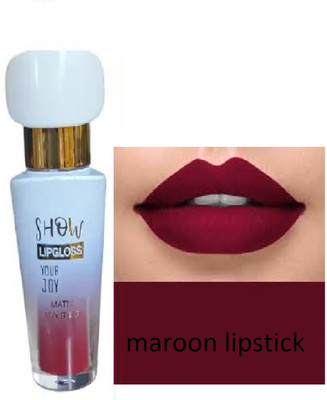 Luipui TRENDING MAROON MATTE LIQUID LIPSTICK PACK OF 1(MAROON, 6 ml)