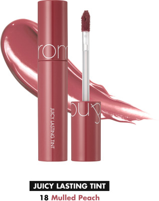 Rom&nd Juicy Lasting Tint | Korean Lip Tint - Mulled Peach(Shade 18, 5.5 g)