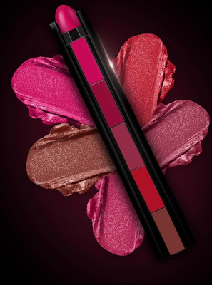 MYEONG 5 in 1 Long Lasting Ultra Smooth Beauty Creamy Matte Lipstick(Multi Shade, 10 g)