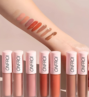 Onfroi Non Transfer Waterproof Longlasting
Liquid Matte Lipstick Combo Pack8(Multicolor, 34 ml)