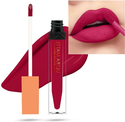 GFSU - GO FOR SOMETHING UNIQUE Matte Finish Lipstick With Non-Transfer,Smudge Proof Comfortable Finish(rose pink, 9 ml)