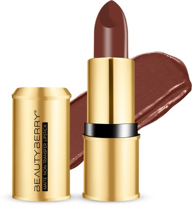 Beauty Berry Bold Babe Highly Pigmented Long Lasting, Non-Transfer Matte Lipstick(Bronze, 4 g)