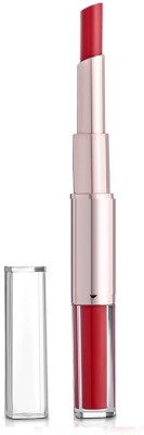 HUZURLU 2 in 1 Matte Velvet Sexy Lip Glaze Double Head Lip Makeup(ROSE RED, ROSE PINK, 10 ml)