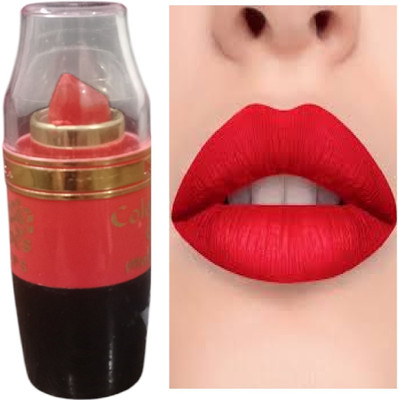 Luipui RED MATTE FINISH LIPSTICK PACK OF 1 SMUDGE PROOF(RED, 6 g)