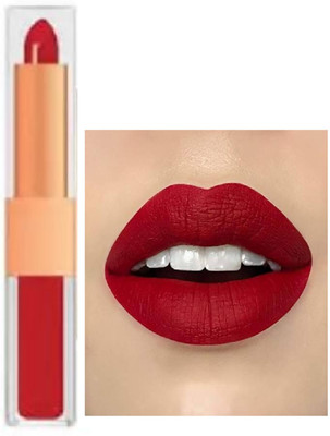 Luipui red wonderful 2 in 1 matte lipstick pack of 1(red, 6 g)