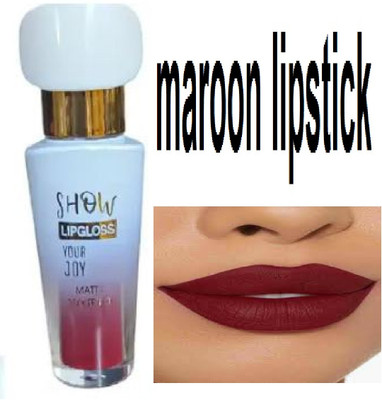 Luipui maroon liquid lipstick pack of 1 best for effective lips(maroon, 6 ml)