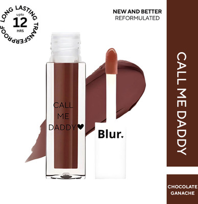 Blur India Call Me Daddy Liquid Lipstick | Chocolate Ganache Matte Finish(Deep Chocolate Brown, 5 ml)