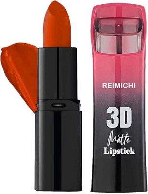 REIMICHI Long Lasting Transferproof & Highly Pigemented 3D Lipstick(cardinal, 3.5 g)