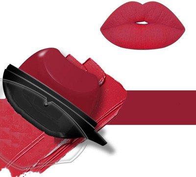 GABBU Design Matte Moisturizing Lipstick Long lasting lipstick(RED, 10 g)