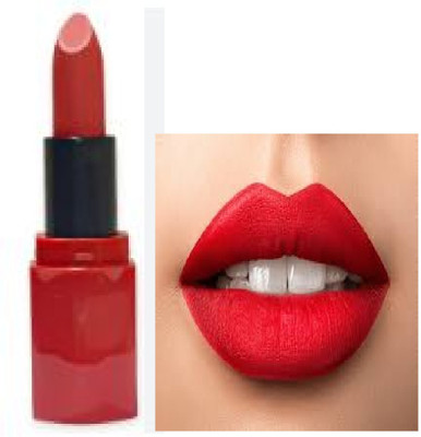 Luipui gorgeous best red crayon matte look lipstick pack of 1 waterproof(red, 6 g)