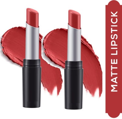 luzimaisa Highly Pigmented Creamy Matte Lipstick(rich red, 6.4 g)