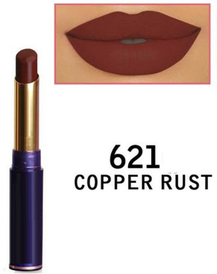 HUZURLU Waterproof Non Transfer Lipstick for matte finish look(Copper rust, 4 ml)