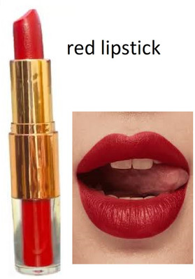 Luipui best 2 in 1 smooth matte finish lipstick pack of 1(red, 6 g)