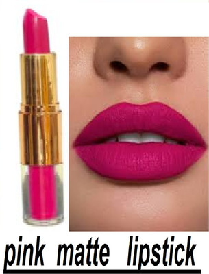 Luipui PINK SMUDGE PROOF MATTE LOOK LIPSTICK WATERPROOF(PINK, 6 g)