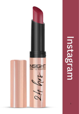 INSIGHTCOSMETIC 24 Hrs Non Transfer Matte Lipstick(Instagram, 3 g)